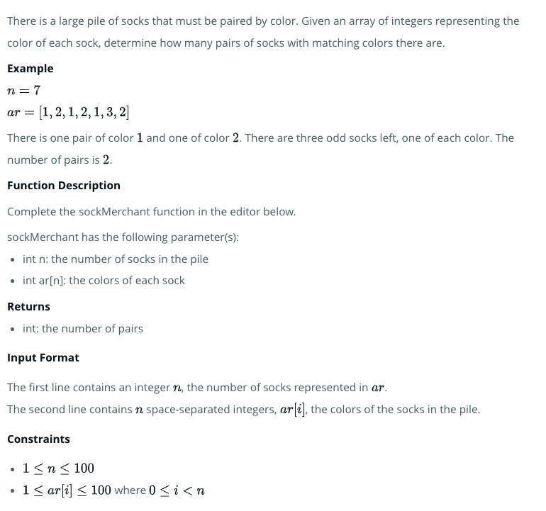 HackerRank 問題: Sales by Match